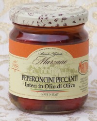Peperoncini Piccanti Interi in Olio dOliva