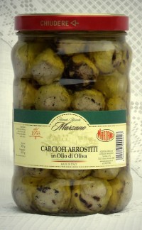 Carciofi arrostiti in olio di oliva 1,6 kg