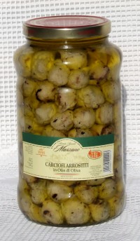 Carciofi arrostiti in olio di oliva 3,1 kg
