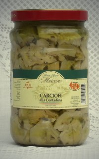 Carciofi alla contadina in olio di oliva 1,6 kg